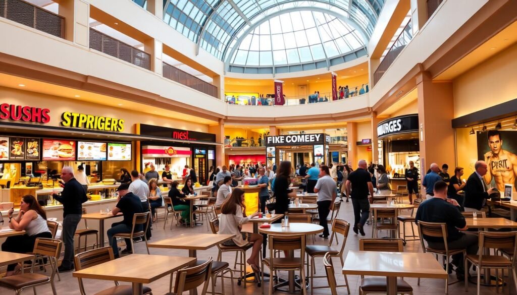 dining options at Fashion Show Mall